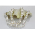 11-12mm Forma de batata White Pearl Fashion Necklace